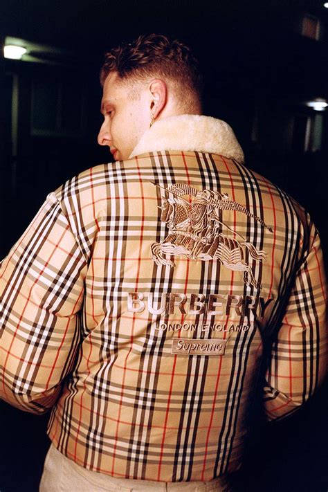 supreme x burberry 1997|burberry x supreme jacket.